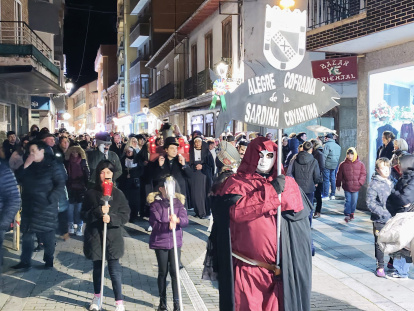 Llantos en Coyanza por el final de la fiesta de Carnaval.