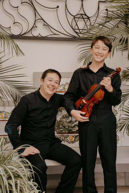 Concierto de violín y piano.