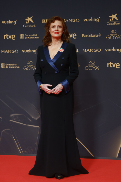 La actriz estadounidense Susan Sarandon, Goya Internacional 2026.