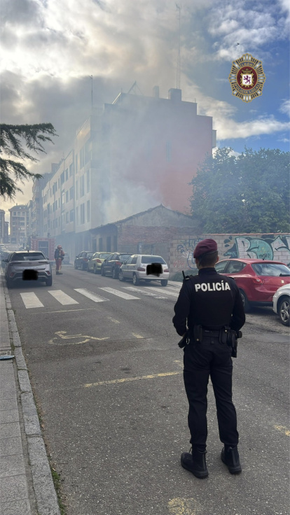Incendio en una vivienda abandonada en San Mamés.