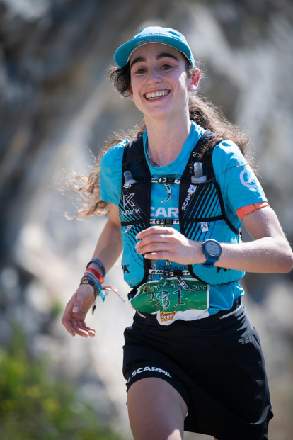 Claudia Corral fue la ganadora femenina del domingo.