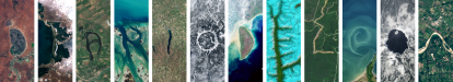 Diario de León escrito con fotos de paisajes capturados por Landsat.