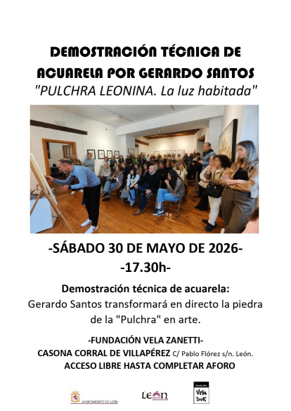 Cartel de la actividad.