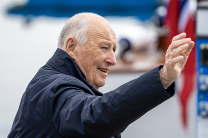 El rey Harald V concluye su visita de tres días al condado de Vestland, en Askvoll, Noruega, el 28 de mayo de 2026.