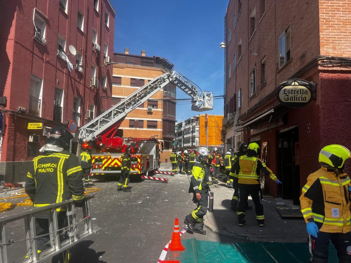 Una explosión de gas en un bar de Madrid provoca 25 heridos